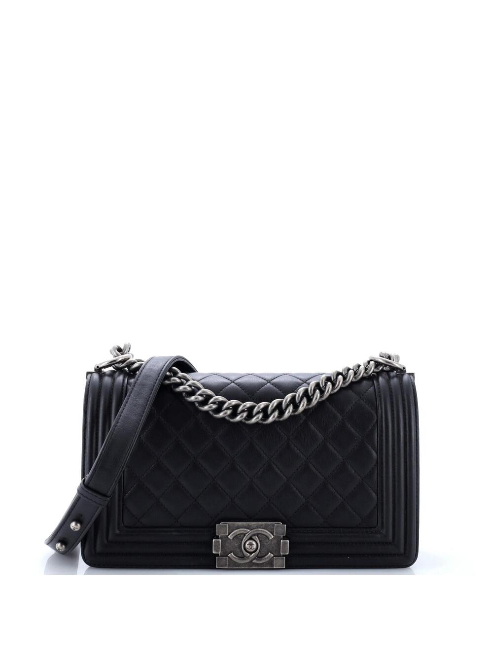 Chanel Boy Flap Bag Quilted Lambskin #357202C45B